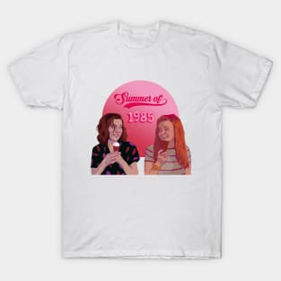 Summer -El and Max - Stranger Things T-Shirt